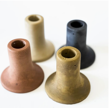 Sunday Nomad Cement Taper Candle Holder