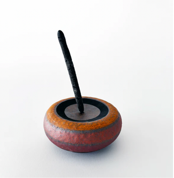 Mquan Studio Ceramic Incense Burner Rainbow Rings