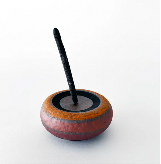 Mquan Studio Ceramic Incense Burner Rainbow Rings