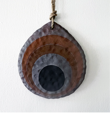 MQuan Studio Ceramic Nested 4 Black Tucker Wall Ornament