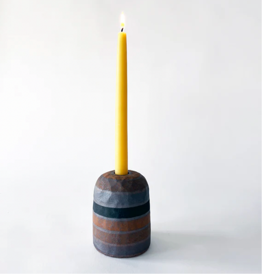 MQuan Studio Ceramic Candle Taper Rings 4 Black