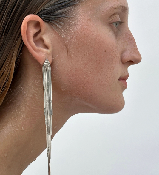 Mussels and Muscles Double Lissom Cascade Earring Medium