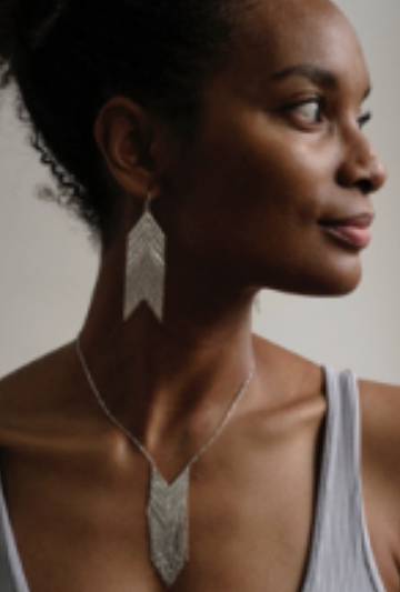 Hannah Keefe Small Shield Necklace