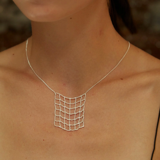 Hannah Keefe Net Necklace