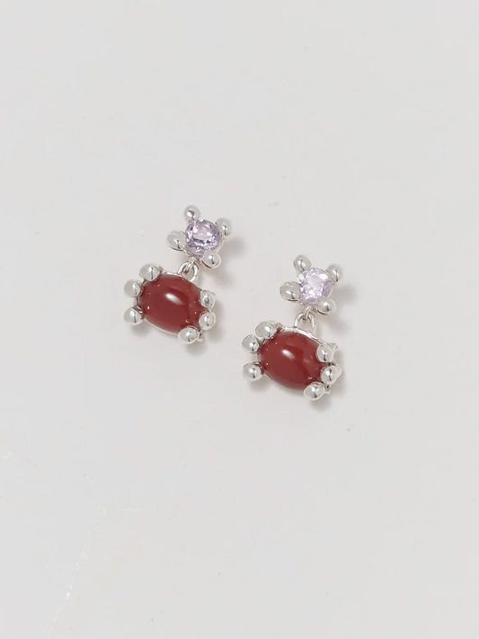 Faris Dotto Bug Drop Earrings