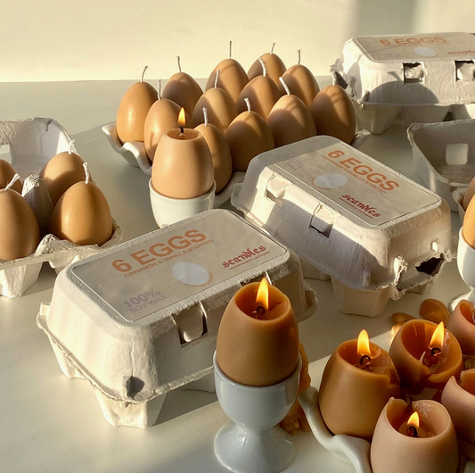 Scandles Half Dozen Egg Candles