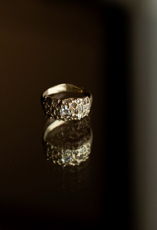 Atelier Narce Diamond Mosaic Ring