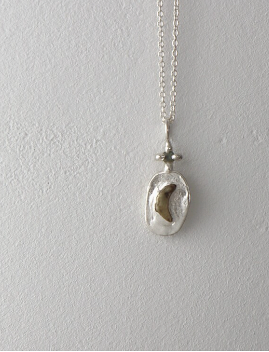Mondo Studio Jacquard Moon Necklace