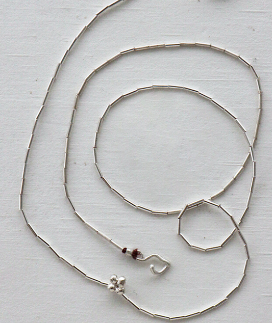 Mondo Studio Seed Button Chain Necklace