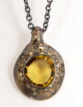 Rosa Maria Honey Quartz Necklace