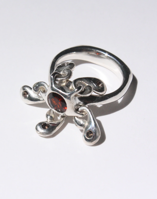 Claire Zurkowski Kinetic Droplet Ring