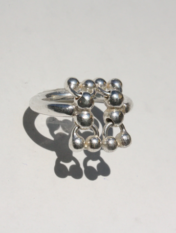 Claire Zurkowski Sterling Silver Kinetic Ring