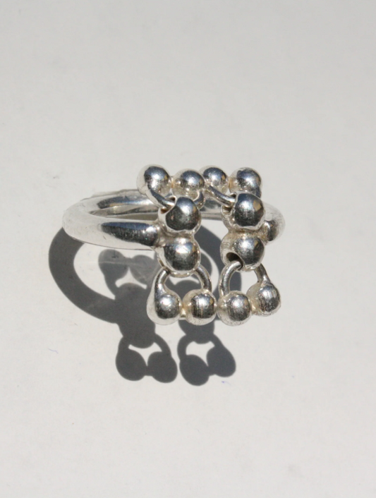 Claire Zurkowski Sterling Silver Kinetic Ring