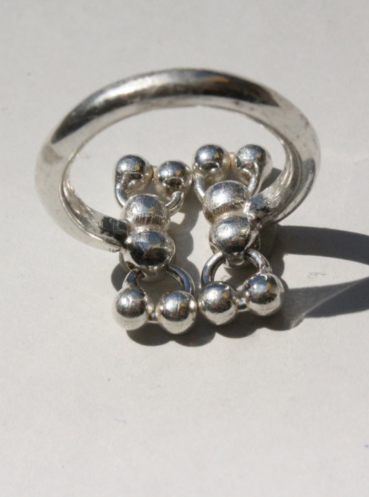 Claire Zurkowski Sterling Silver Kinetic Ring