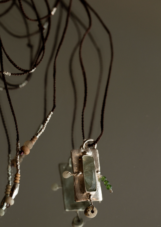 Mondo Studio Trema Ora Prehnite Necklace