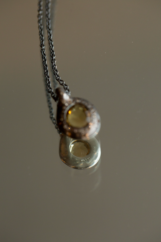 Rosa Maria Honey Quartz Necklace