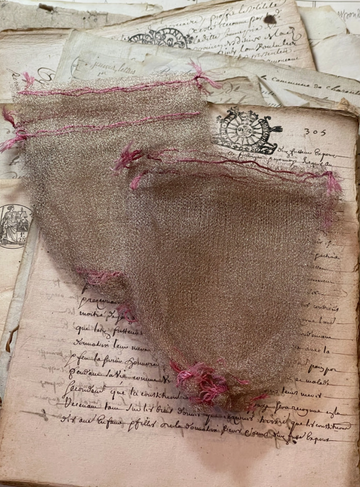 Monahan Papers Antique French Circa 1910 Silver Metal Bag