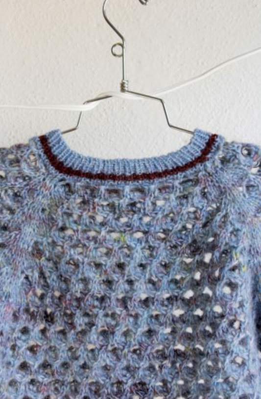 Funkmade Open Knit Crop Top