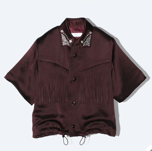 Toga Japan Satin Fringe Shirt