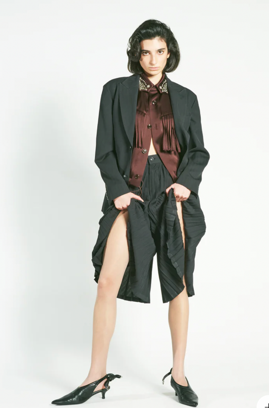 Toga Japan Satin Fringe Shirt