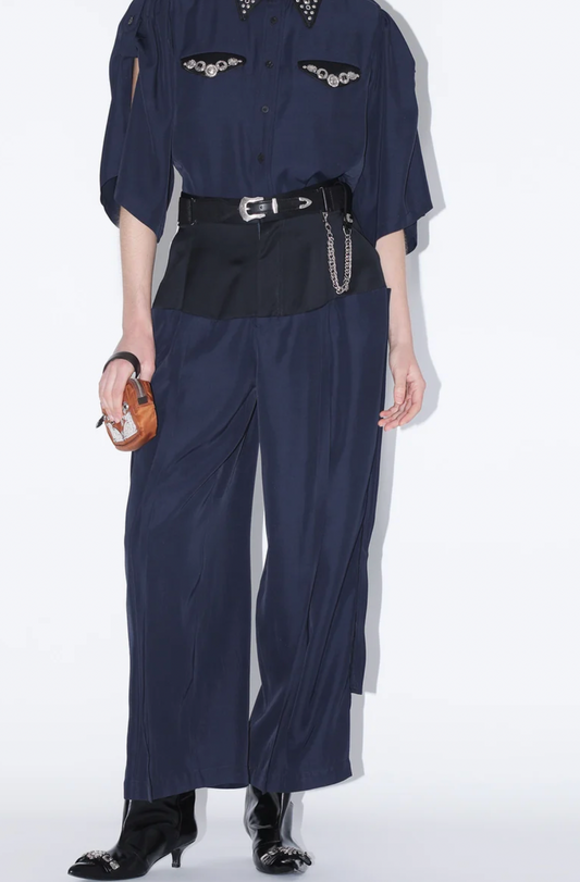 Toga Japan Silk Twill Rayon Pants