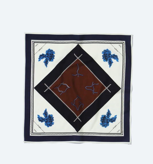 Toga Japan Flower Print Scarf