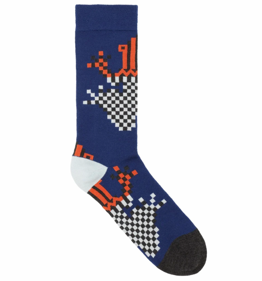 Henrik Vibskov Frog Cross Stitch Socks