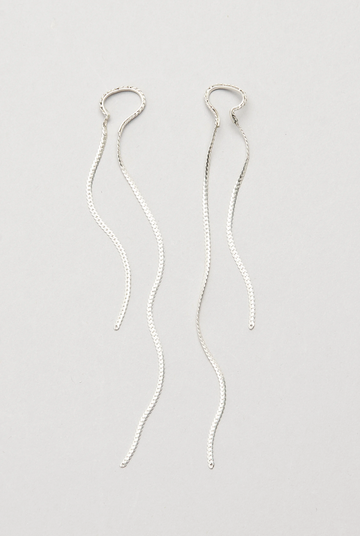 Mussels and Muscles Lissom Thin Long Earcuff