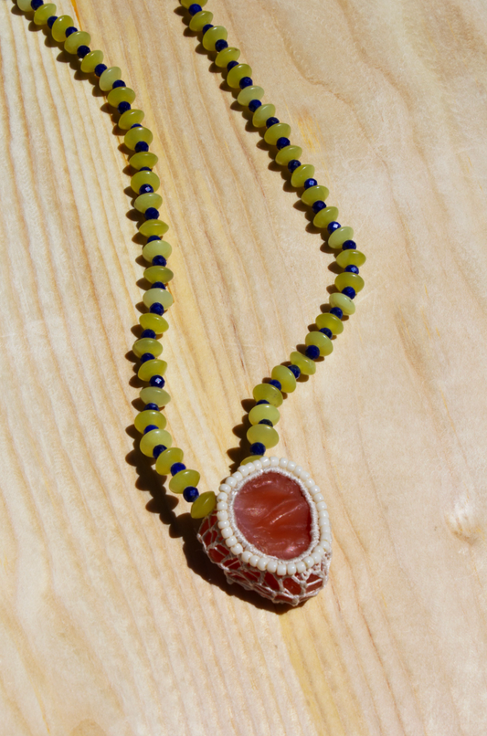 Jacki Holland Carnelian Necklace