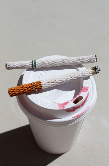 Beaded Cigarettes by Tina Rivera