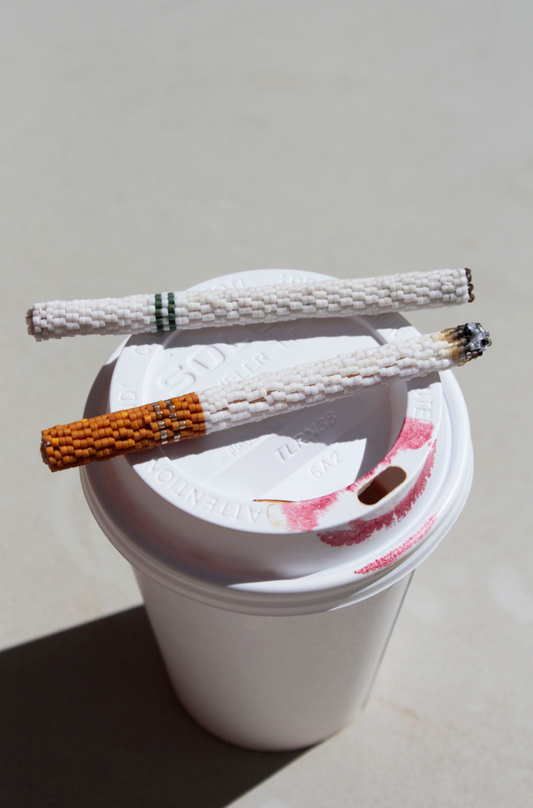 Beaded Cigarettes by Tina Rivera