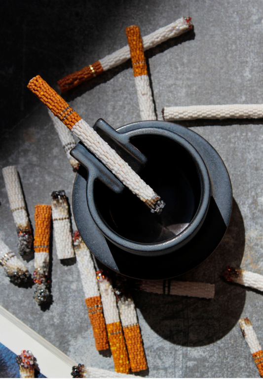 Beaded Cigarettes by Tina Rivera