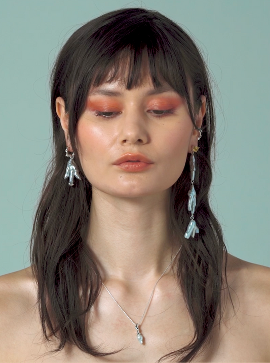 Faris Paw Drop Earrings