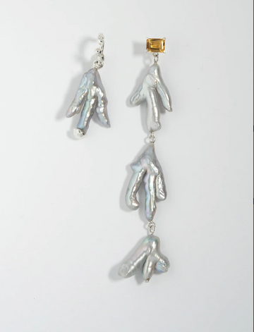 Faris Paw Drop Earrings