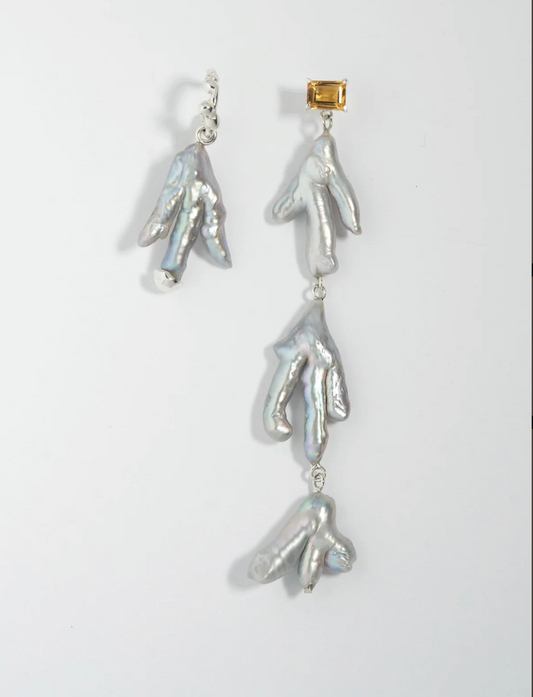 Faris Paw Drop Earrings