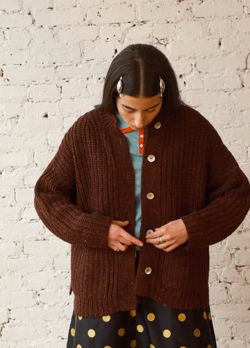 Nikki Chasin Sybil Ribbed Cardigan