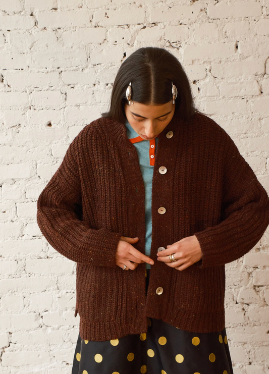 Nikki Chasin Sybil Ribbed Cardigan