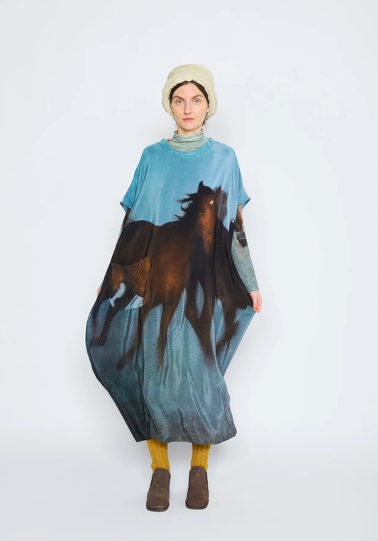 Anntian Silk Horse Overdress