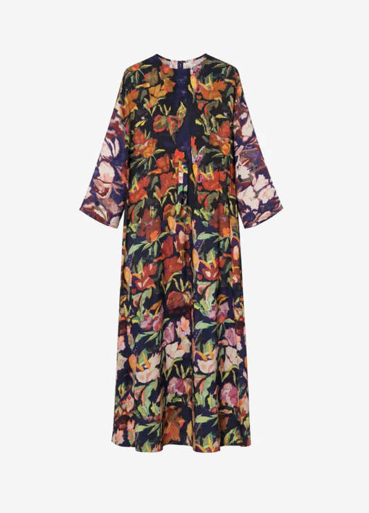 Anntian Silk Simple Dress