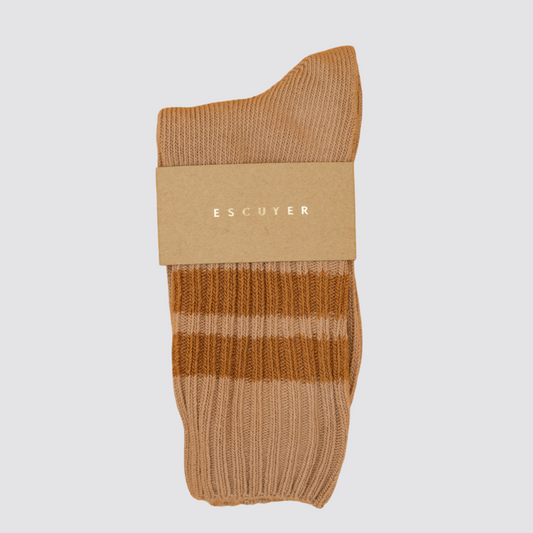 Escuyer Crew Stripes Socks 18690