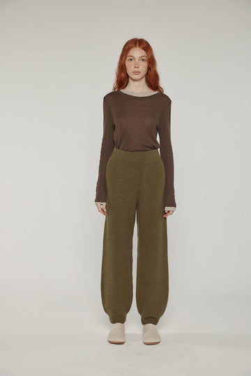 Amente Cashmere wool blend sweater pants