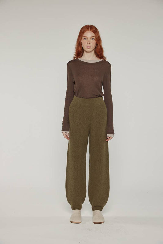 Amente Cashmere wool blend sweater pants