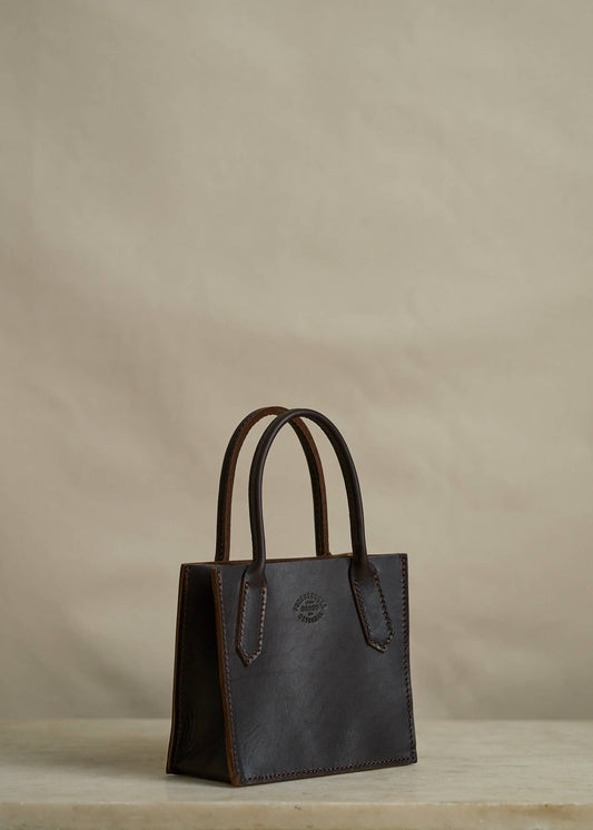 Forestbound Leather Dock Bag, Bebe in Brown Latigo