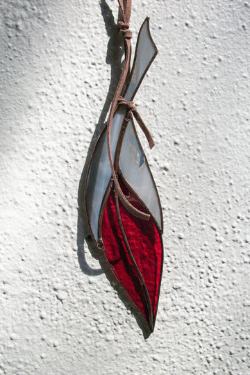 Colin Adrian Glass Short Feather