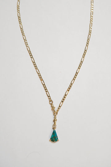 Metier London Flats Necklace with Chrysocolla Orion Plaque