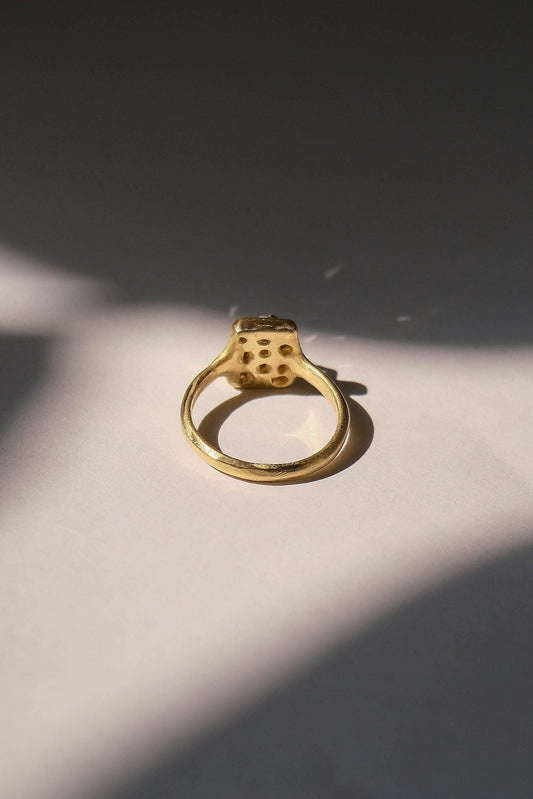 Atelier Narce Rounded Center Diamond Over Baguettes